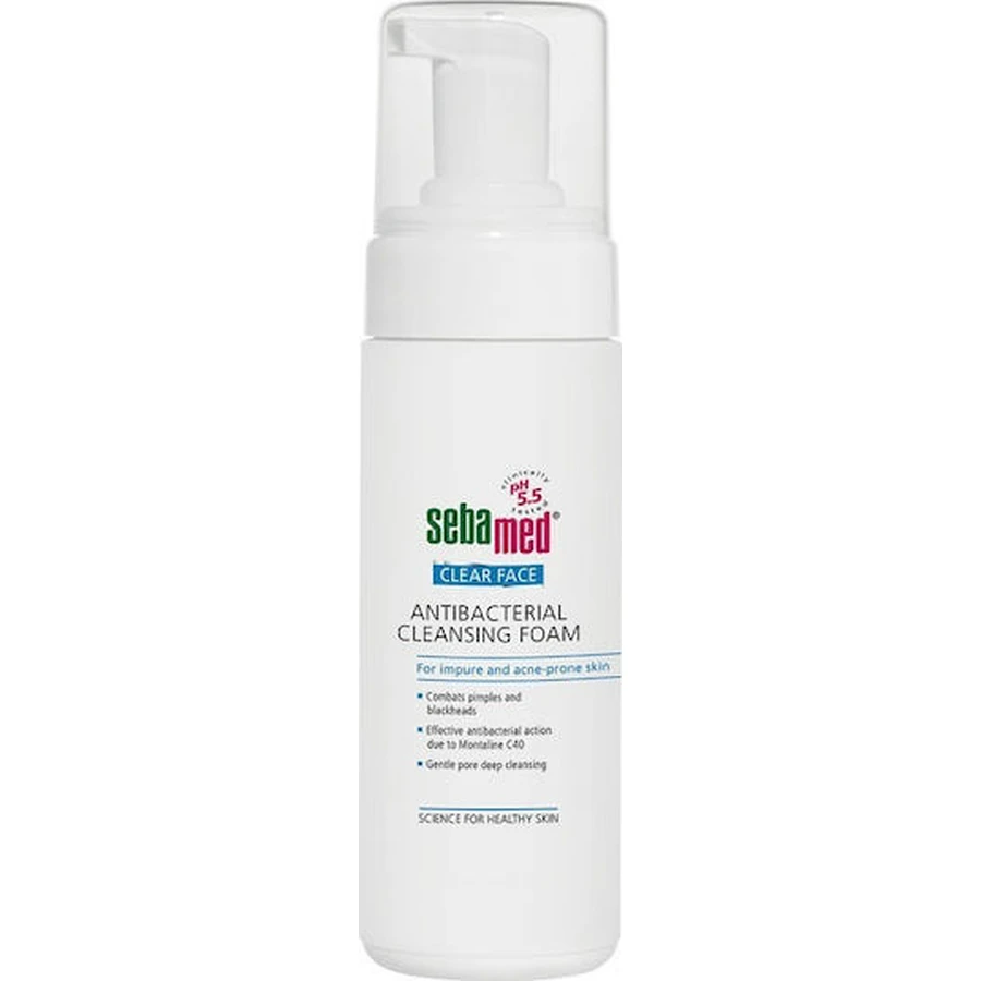 Sebamed Clear Face Antibacterial Face Mousse for Acne-prone Skin 150ml