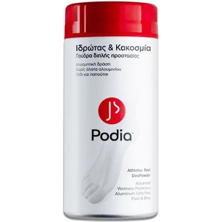 Podia Desodorante Pie de Atleta Desodorante de Pies en Polvo Sin Aluminio 100gr