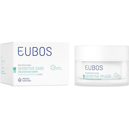Eubos Moisturizing Day Cream for Sensitive Face with Panthenol 50ml