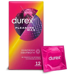 Durex Prezervative Pleasuremax Geribbeld 6st