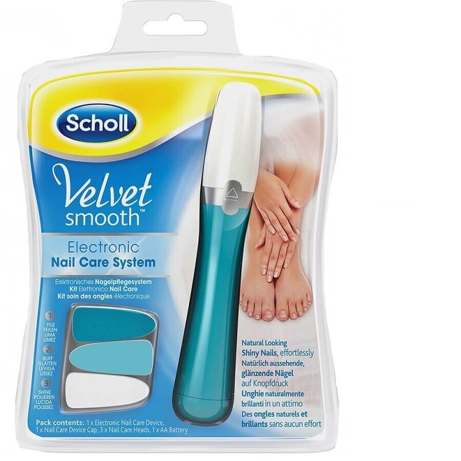 Comprar Sistema electrónico para el cuidado de las uñas, Velvet Smooth, Scholl Sistema electrónico para el cuidado de las uñas, Velvet Smooth, Scholl