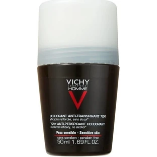Vichy Homme 72h Roll-On gegen Flecken Deodorant 72h Roll-On 2x50ml