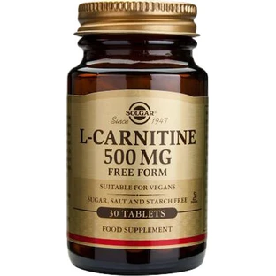 Solgar L-Carnitina con Carnitina 500mg y Saborizante 30 comp.