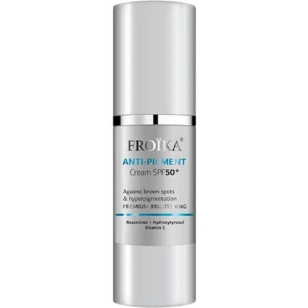 Froika Anti-Pigment Face Day Cream with SPF50 for Pigmentation and Whitening Spots with Vitamin C and Peptides 30ml