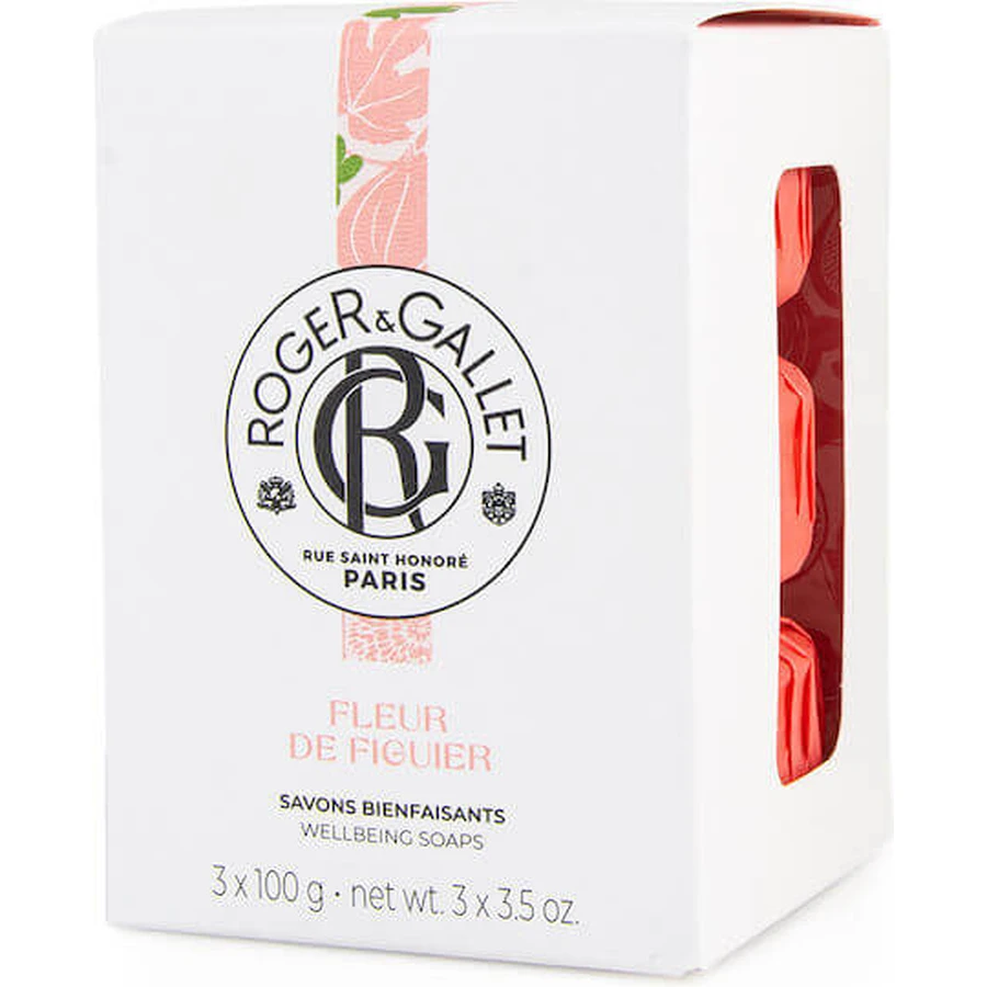 Roger & Gallet Fleur De Figuier Savon pour les mains et le corps 3x100gr