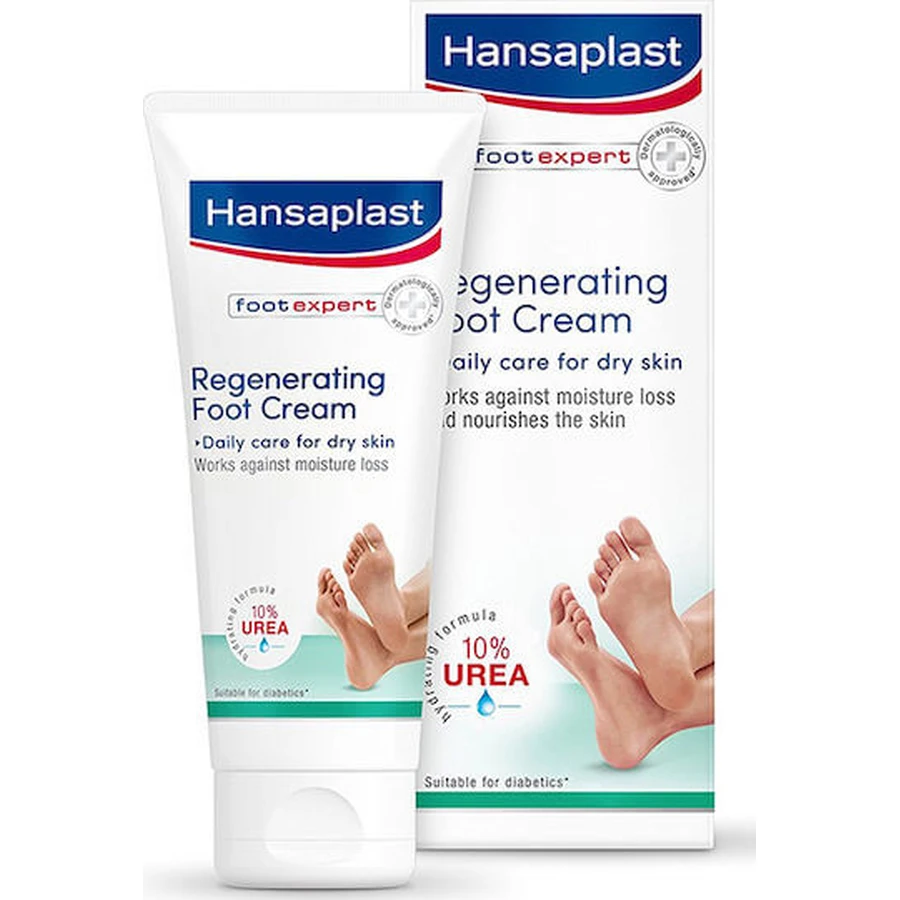 Hansaplast Foot Expert Regenerierende Feuchtigkeitscreme für rissige Fersen mit Urea 100ml