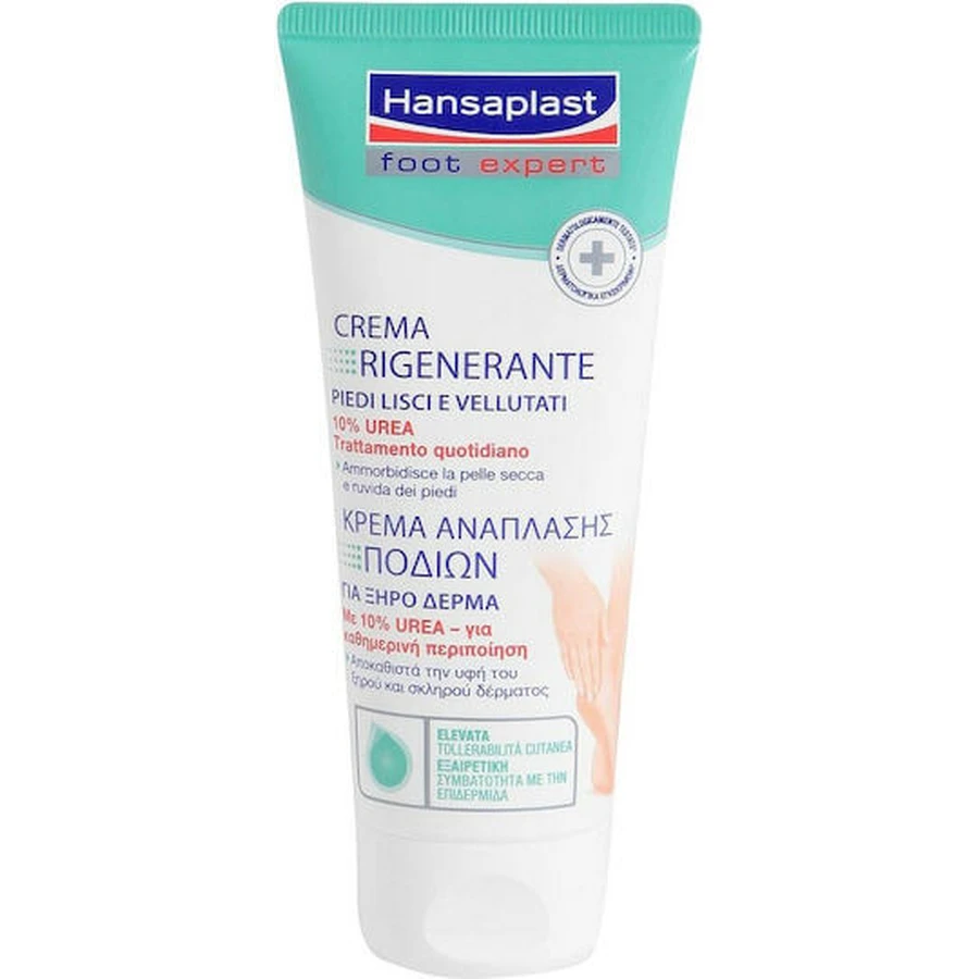 Hansaplast Foot Expert Regenerierende Feuchtigkeitscreme für rissige Fersen mit Urea 100ml
