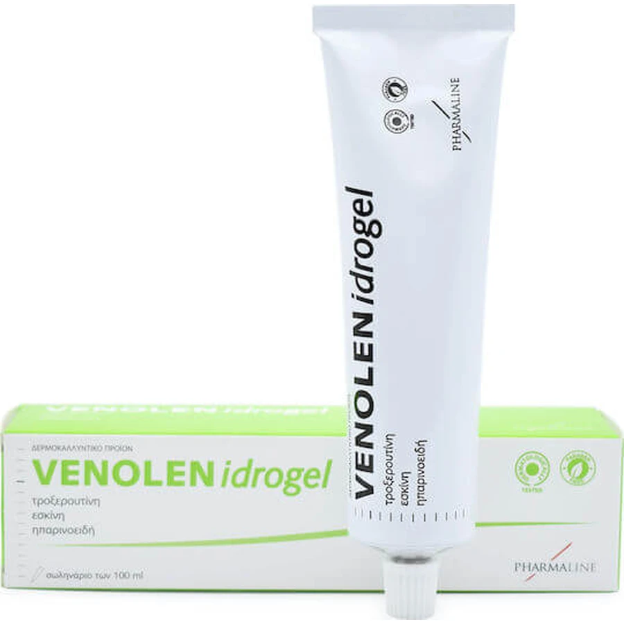 Pharmaline Venolen Idrogel Moisturizing Gel for Tired Feet 100ml