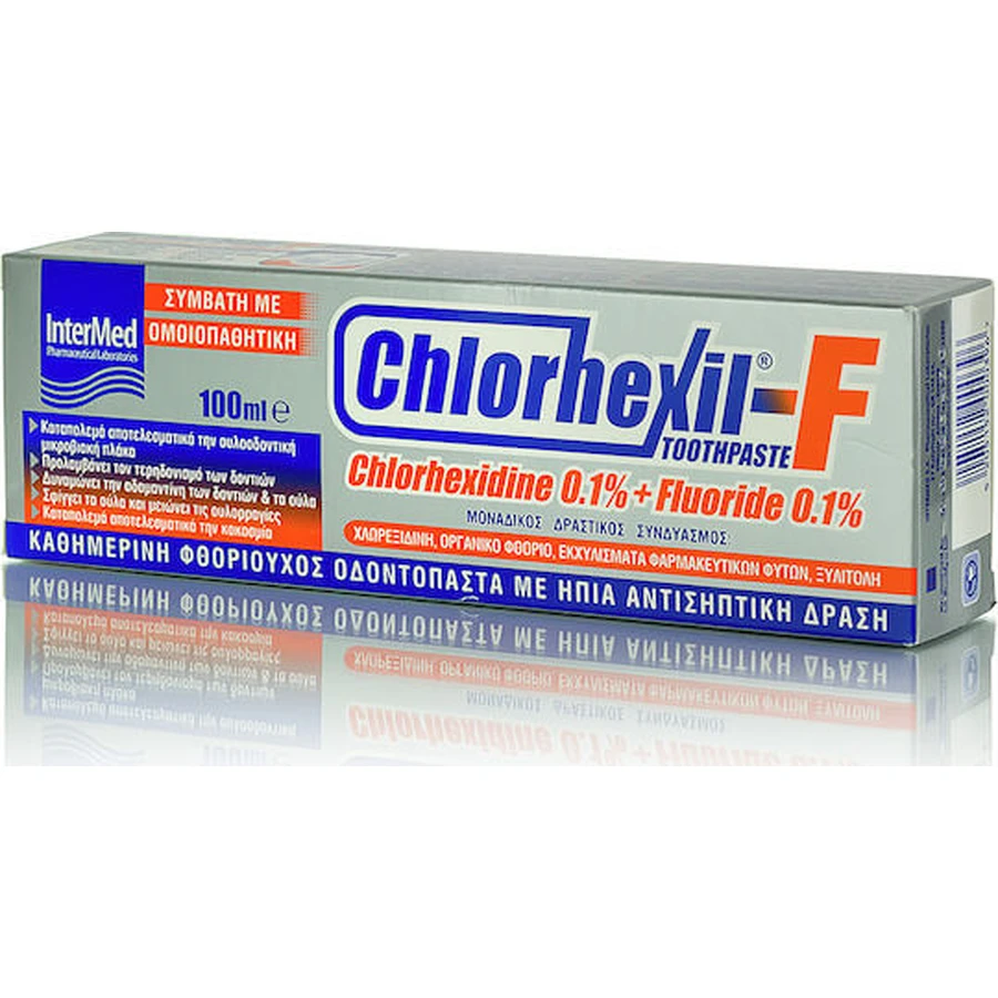 InterMed Chlorhexil F Zahnpasta für Gingivitis und Parodontitis 100ml
