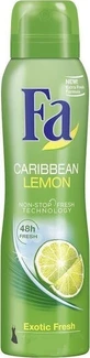 Fa Caribe Limones Exóticos Limones Exóticos Fresco 48h Desodorante 48h Spray 150ml