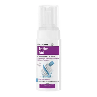 Frezyderm Intim Aid Cranberry Foam Ph5.0 Cleansing Foam for Sensitive Intimate Area Urinary Disorders 100ml