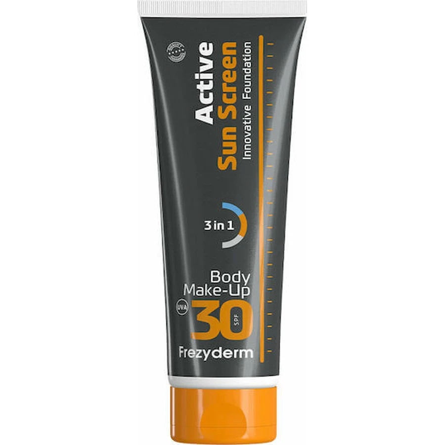 Frezyderm Active Sun Screen Innovadora Base de Maquillaje Crema Corporal Protectora Solar SPF30 con Pigmento 75ml