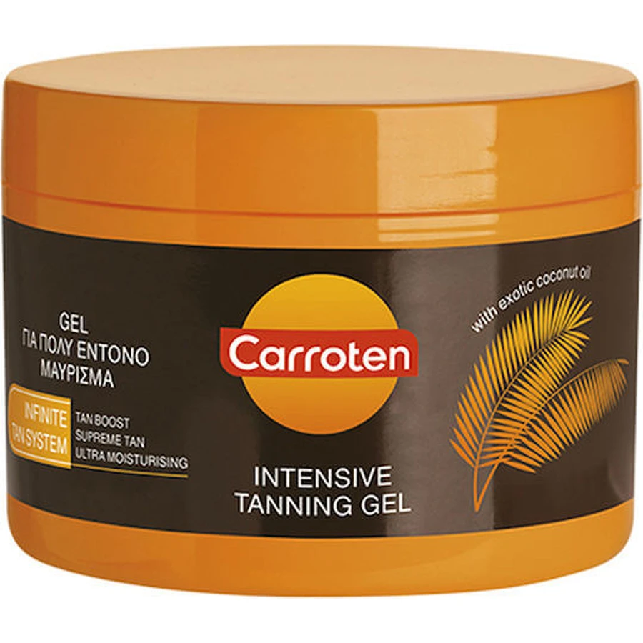 Carroten Intensive Tanning with Coconut Oil Body Tanning Gel with Pigment 150ml
