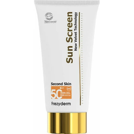 Frezyderm Sun Screen Velvet Wasserbeständiger Sonnenschutz Körpercreme SPF50 125ml