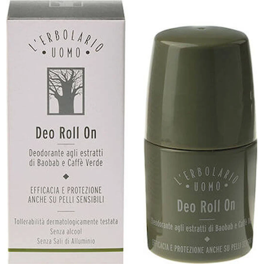 L' Erbolario Uomo Deodorant Natural Roll-On Deodorant Aluminiumfrei 50ml