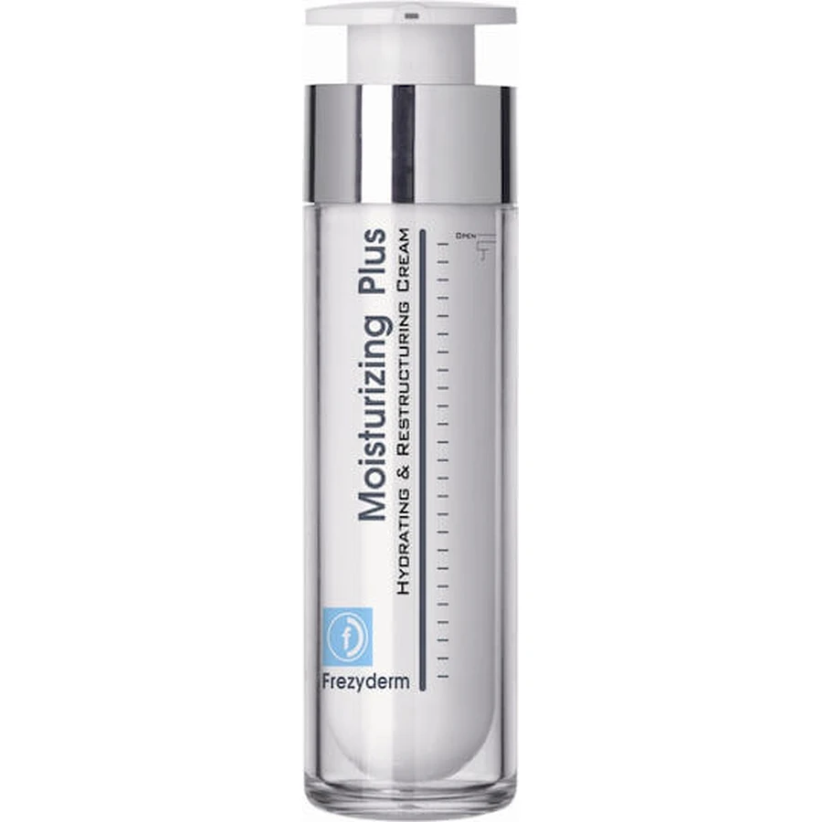 Frezyderm Moisturizing Plus Rich Moisturizing Face Cream with Hyaluronic Acid and Peptides 50ml