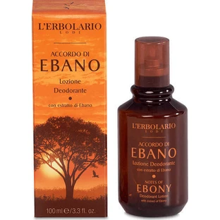 L' Erbolario Accordo Di Ebano Deodorant Spray Aluminiumvrij 100ml