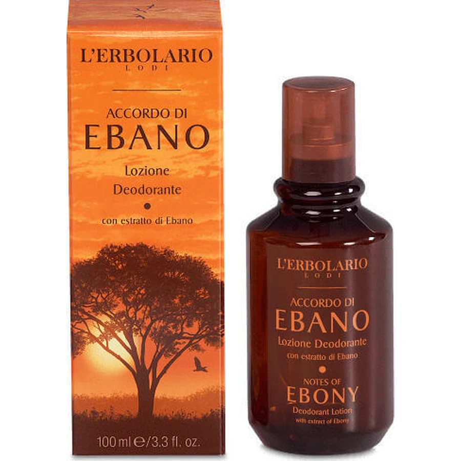 L' Erbolario Accordo Di Ebano Deodorant Spray Aluminiumvrij 100ml