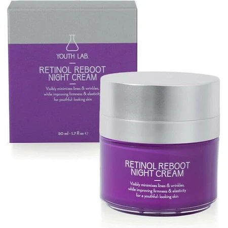 Youth Lab. Reboot Anti-Ageing, Rebuilding und Sebum Control Night Face Cream mit Retinol 50ml