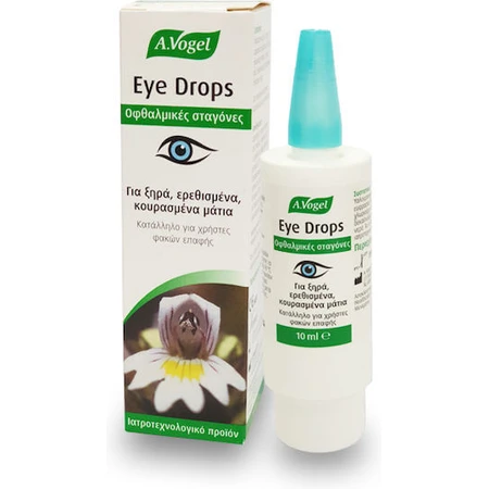 A.Vogel Eye Drops Moisturizing Eye Drops with Hyaluronic Acid for Dry Eyes 10ml