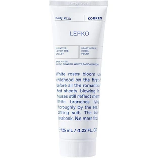 Korres Lefko Lotion corporelle hydratante pour tous types de peau 125ml