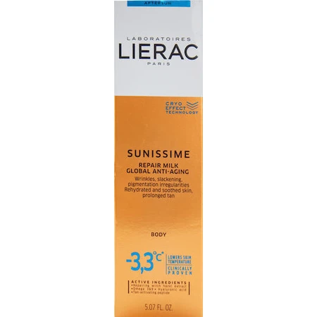 Lierac Sunissime Global After Sun Emulsion réhydratante anti-âge visage et corps à l'acide hyaluronique 150ml