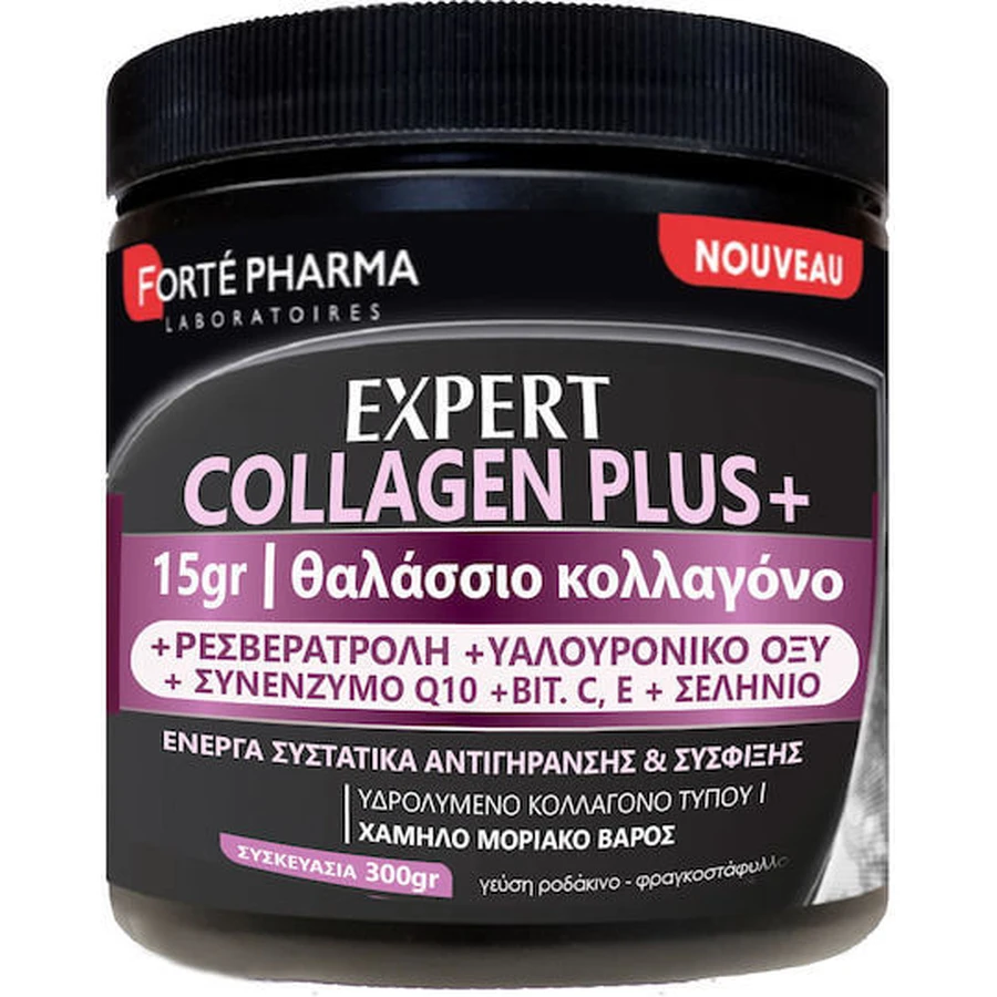 Forte Pharma Expert Collagen Plus+ mit Hyaluronsäure & Vitamin C 300gr Pfirsich