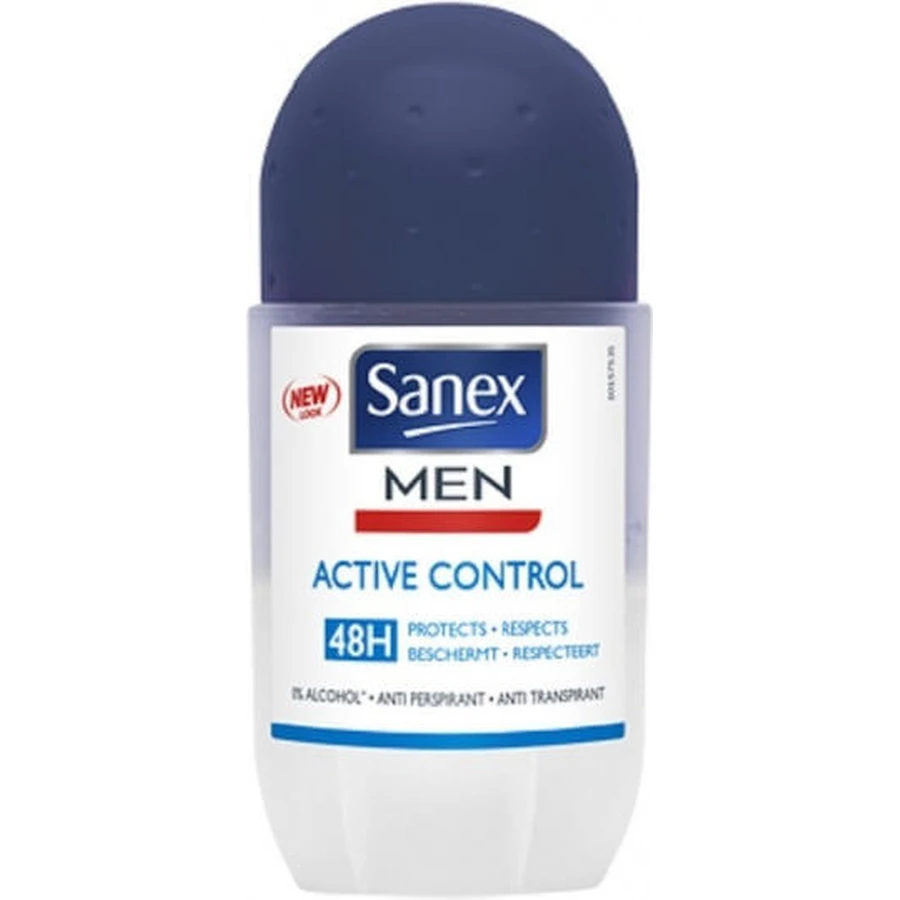 Sanex Men Active Control 48h Antiperspirant Déodorant Antiperspirant Déodorant Antiperspirant 48h Roll-On 50ml