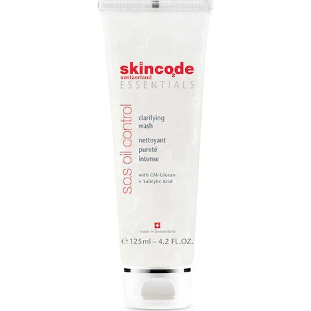 Skincode Essentials SOS SOS Oil Control Clarifying Wash Face Emulsion for Acne Skin 125ml