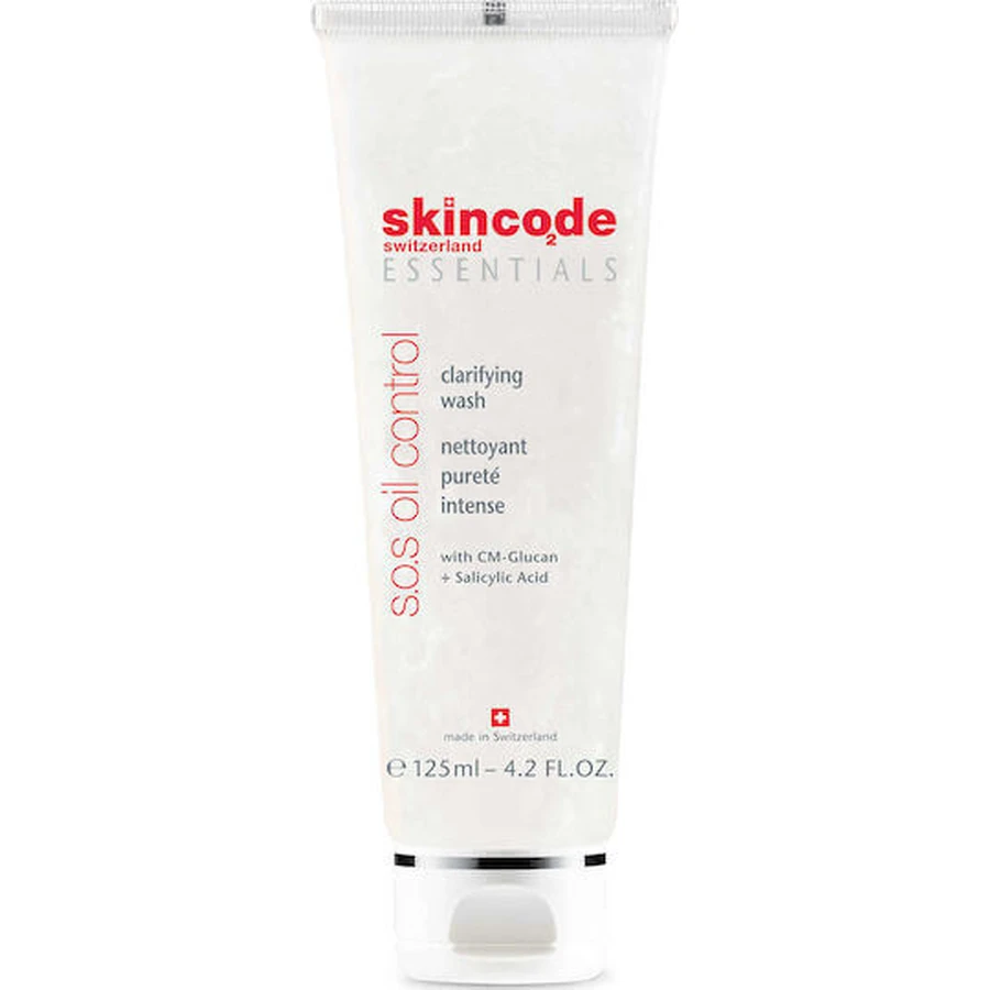 Skincode Essentials SOS SOS Oil Control Clarifying Wash Face Emulsion for Acne Skin 125ml