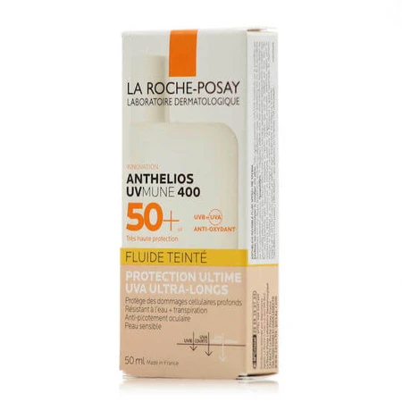 La Roche Posay Anthelios UVmune 400 Vloeibaar Zonnebrandcrème Gezichtslotion SPF50 met Pigment 50ml