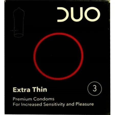Duo Prezervative Extra Thin 3pcs