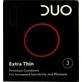 Duo Prezervative Extra Thin 3pcs