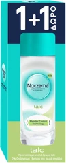 Noxzema Talc Deodorant 48h sub formă de Roll-On 2x50ml