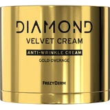 Frezyderm Diamond Velvet Gold Feuchtigkeitsspendende, Anti-Ageing und aufbauende Gesichtscreme mit Hyaluronsäure und Kollagen 50ml