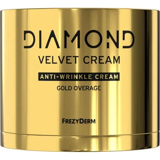 Frezyderm Diamond Velvet Gold Hydraterende, Anti-aging en Opbouwende Gezichtscrème met Hyaluronzuur en Collageen 50ml