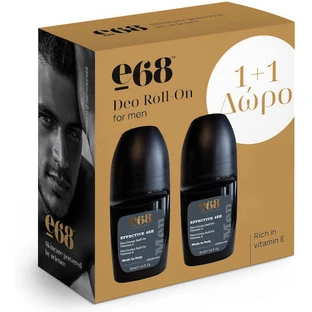 E68 Desodorante 48h Roll-On 2x50ml
