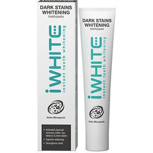 iWhite Anti-Donkere Vlekken Geactiveerde Houtskool Whitening Tandpasta 75ml