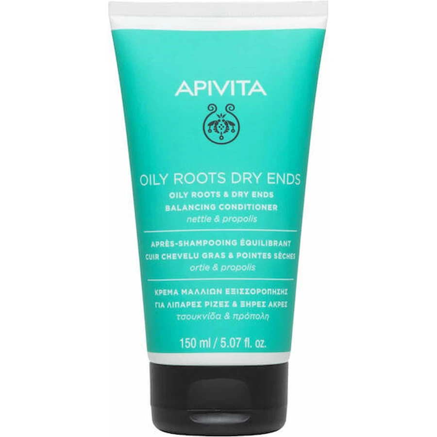 Apivita Vette Wortels Droge Einden Reconstructie/Voedende Conditioner voor Vet Haar 150ml