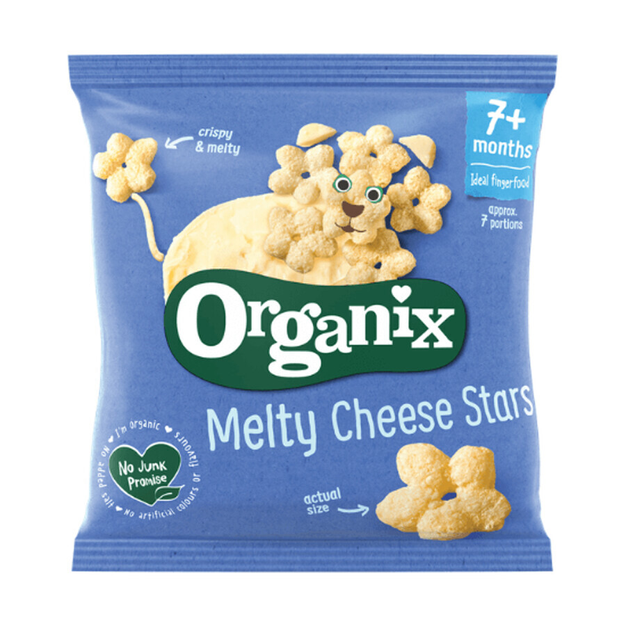 Bio biologische snack Bio maïssterren met kaas, +7 maanden, 20 g, Organix