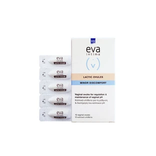 Eva Intima Minor Lactic Acid Discomfort Ovules Intimate Hygiene Products 10pcs InterMed 