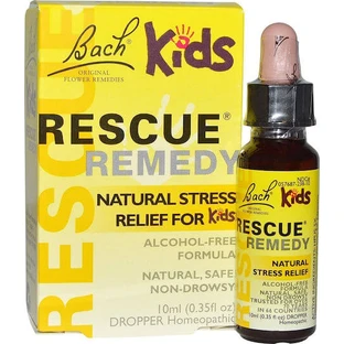 Elixir floral de Bach Rescue Remedy Kids en gouttes pour la relaxation 10ml