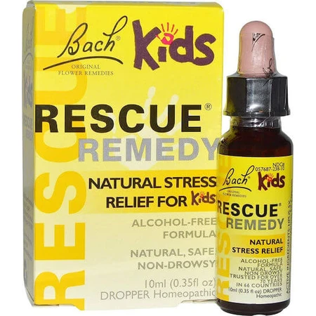 Elixir floral de Bach Rescue Remedy Kids en gouttes pour la relaxation 10ml