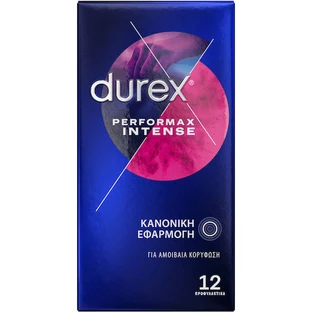 Durex Prezervatieven Performax Intens met vertraging en strepen 12st