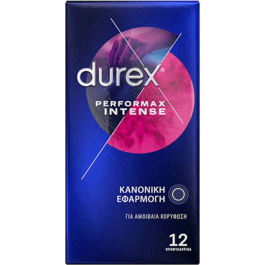 Durex Prezervatieven Performax Intens met vertraging en strepen 12st