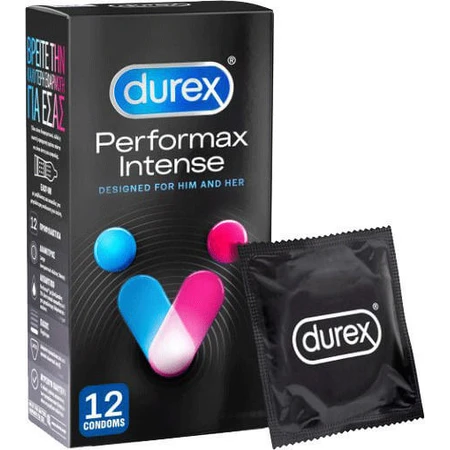 Durex Prezervatieven Performax Intens met vertraging en strepen 12st