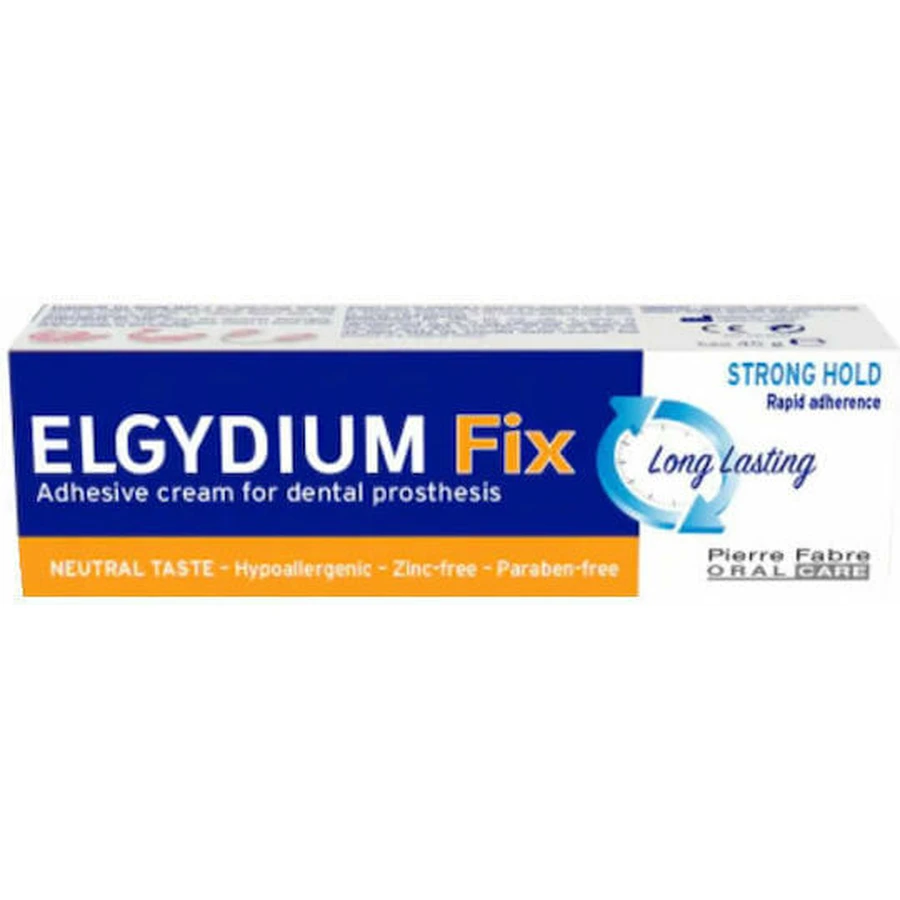 Elgydium Fix Starker Halt Gebissbefestigungscreme 45gr