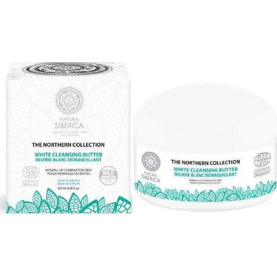 Natura Siberica The Northern Collection White Cleansing Butter Facial Makeup Removing Cream 120ml