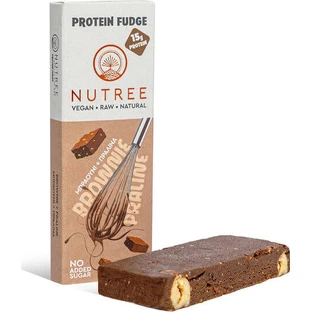 Nutree Fudge Fudge Bar with 25% Protein & Flavor Brownie Praline Brownie 60gr