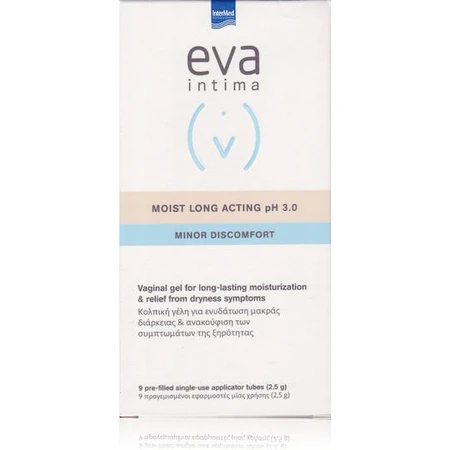 InterMed Eva Intima Intima Moist lang wirkende pH 3 feuchtigkeitsspendende Gel 2ml 9oz